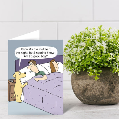 Funny Twizler Greeting Card Dog Am I A Good Boy Birthday Or Any Occasion Humour