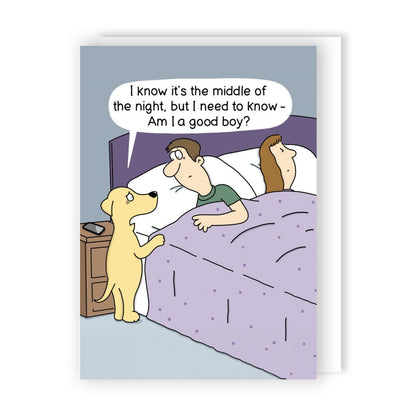 Funny Twizler Greeting Card Dog Am I A Good Boy Birthday Or Any Occasion Humour