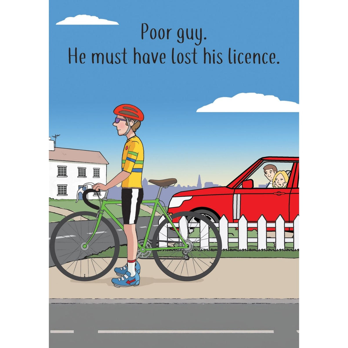 Funny Twizler Greeting Card Lost His Licence Birthday Or Any Occasion Humour