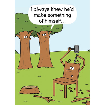 Funny Twizler Greeting Card Aspirational Tree Birthday Or Any Occasion Humour