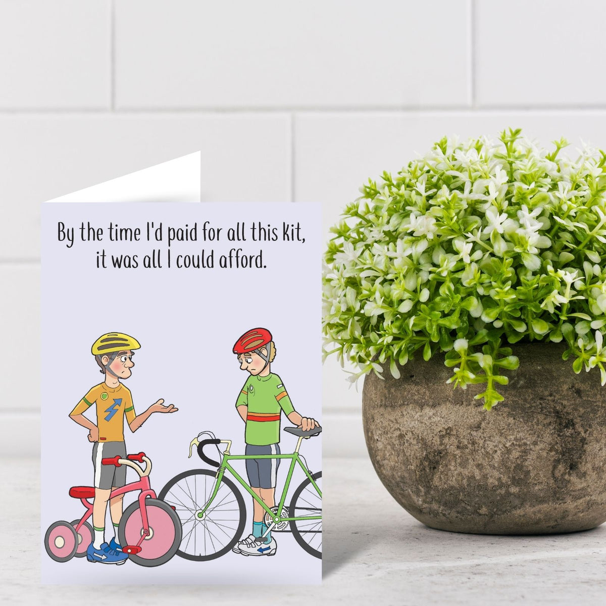Funny Twizler Greeting Card Cost Of Cycling Kit Birthday Or Any Occasion Humour