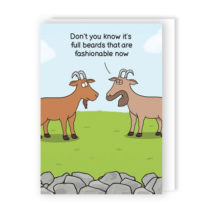 Funny Twizler Greeting Card Billy Goat Beard Birthday Or Any Occasion Humour