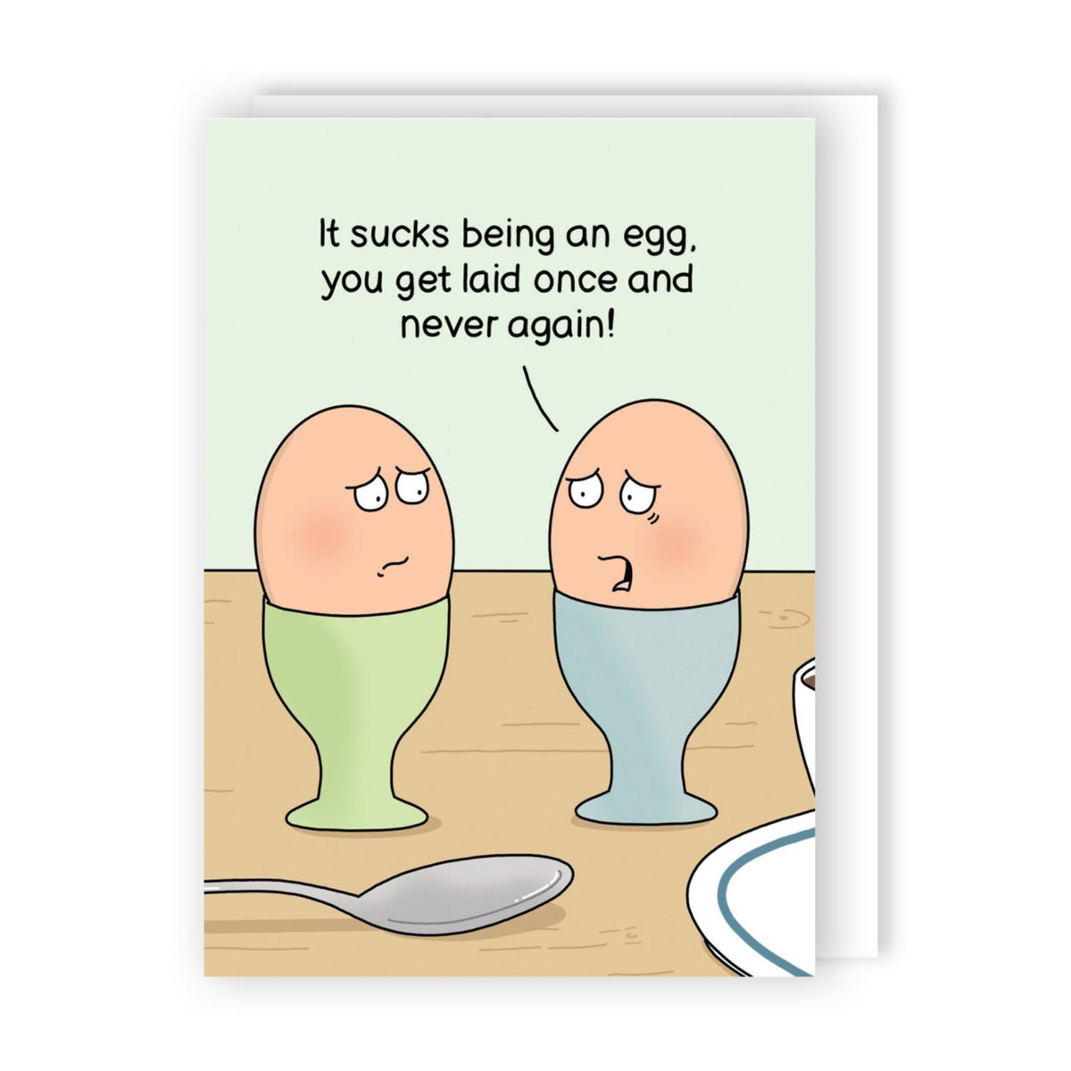 Funny Twizler Greeting Card Eggs Laid Once Birthday Or Any Occasion Humour