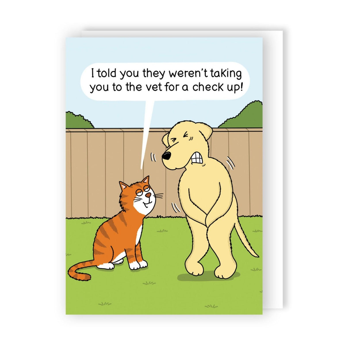 Funny Twizler Greeting Card Male Dog Vet Visit Birthday Or Any Occasion Humour