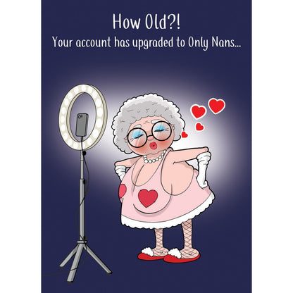 Funny Twizler Greeting Card Only Nans Birthday Or Any Occasion Humour