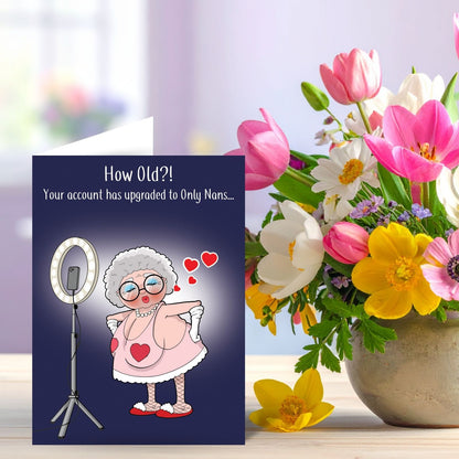 Funny Twizler Greeting Card Only Nans Birthday Or Any Occasion Humour