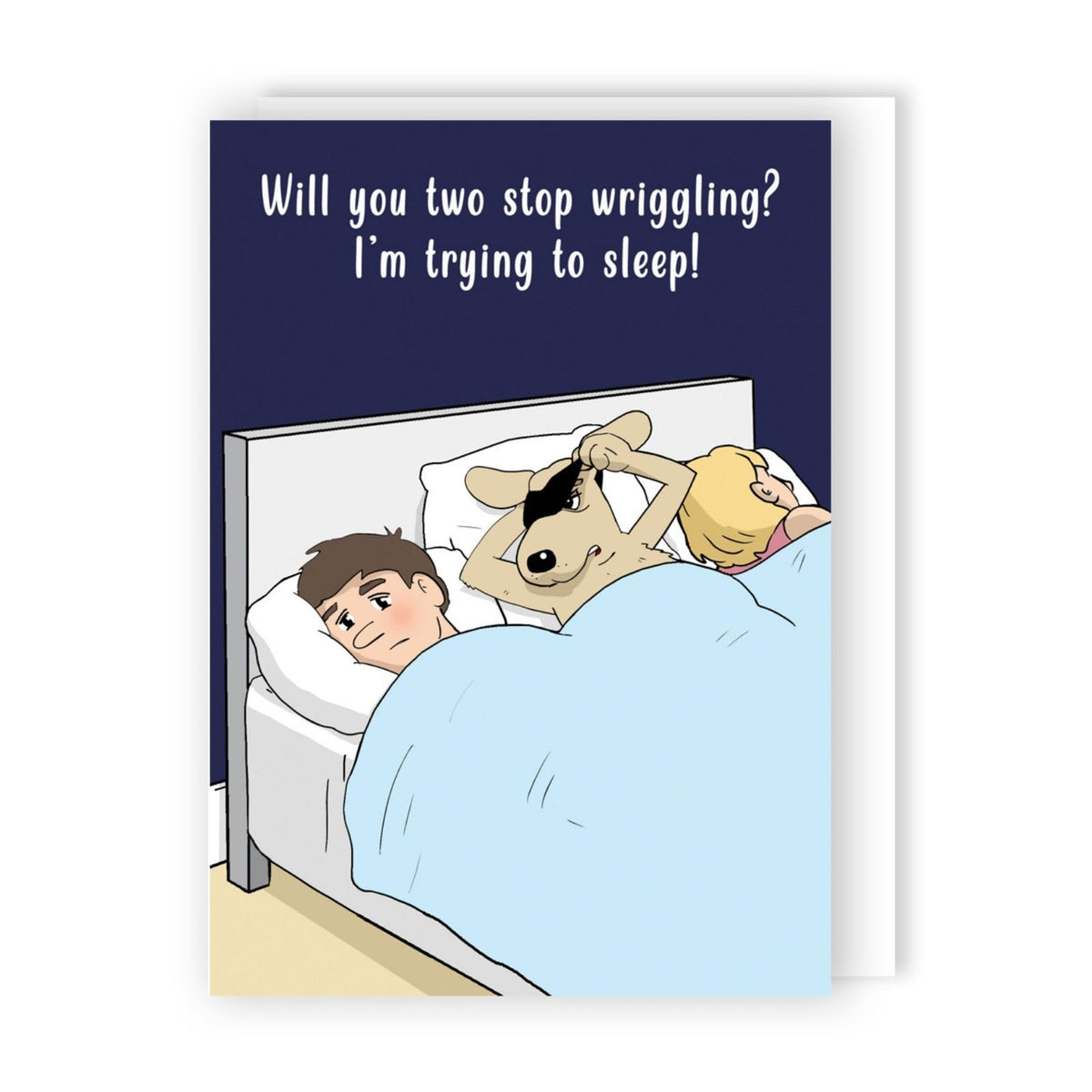 Funny Twizler Greeting Card Dog Stop Wriggling Birthday Or Any Occasion Humour