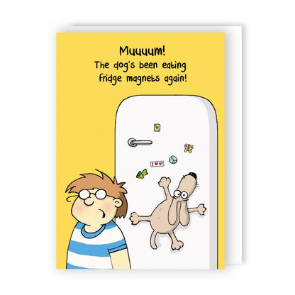 Funny Twizler Greeting Card Dog Fridge Magnets Birthday Or Any Occasion Humour