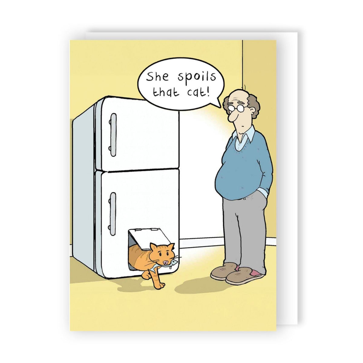 Funny Twizler Greeting Card Spoilt Cat Birthday Or Any Occasion Humour