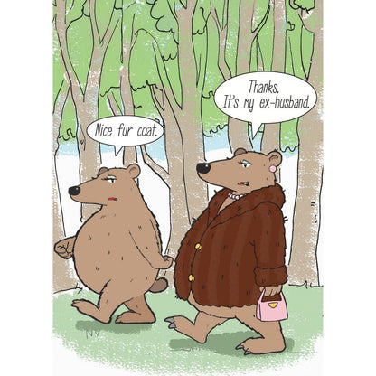 Funny Twizler Greeting Card It's My Ex-Husband Birthday Or Any Occasion Humour