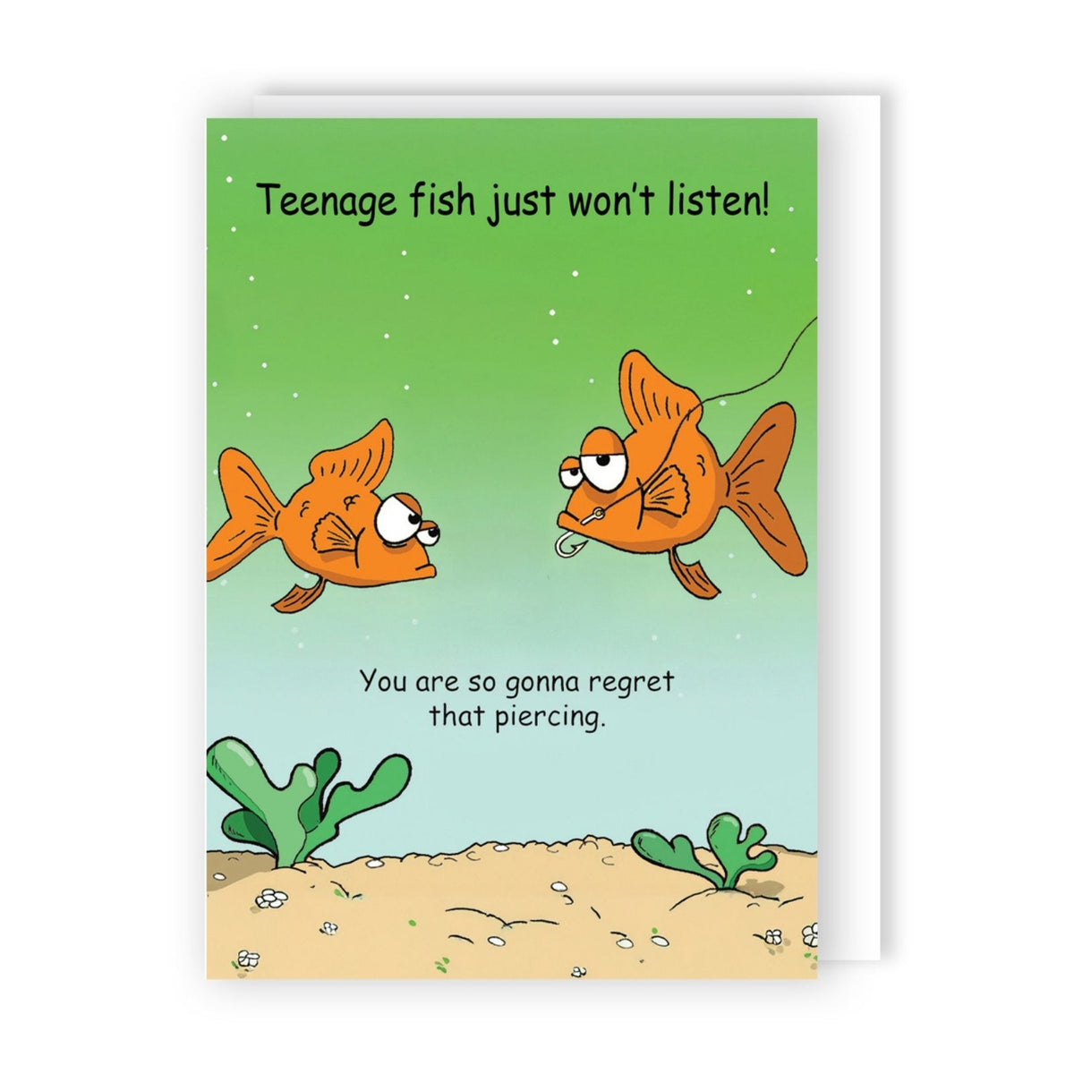 Funny Twizler Greeting Card Teenage Fish Birthday Or Any Occasion Humour