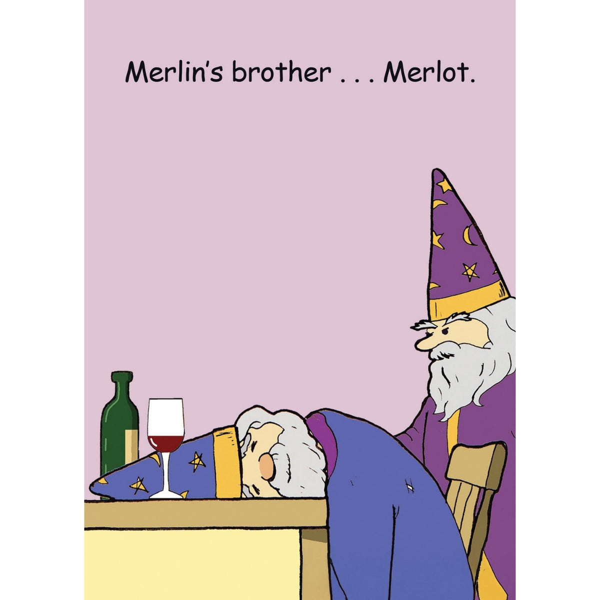 Funny Twizler Greeting Card Merlin's Brother Birthday Or Any Occasion Humour