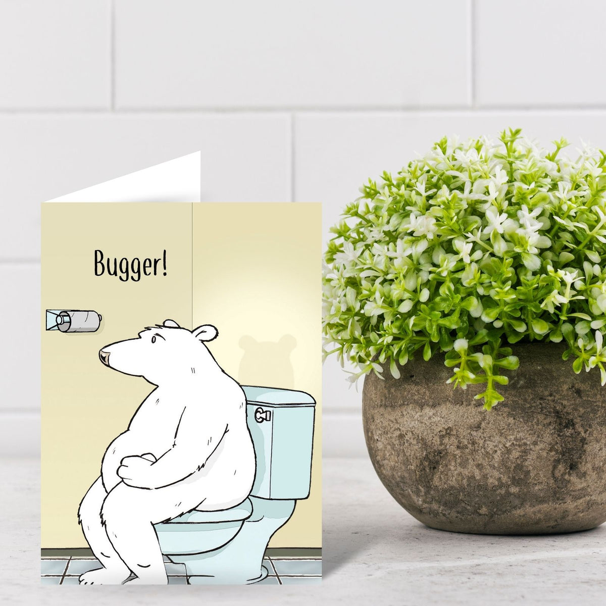 Funny Twizler Greeting Card No Toilet Paper Birthday Or Any Occasion Humour
