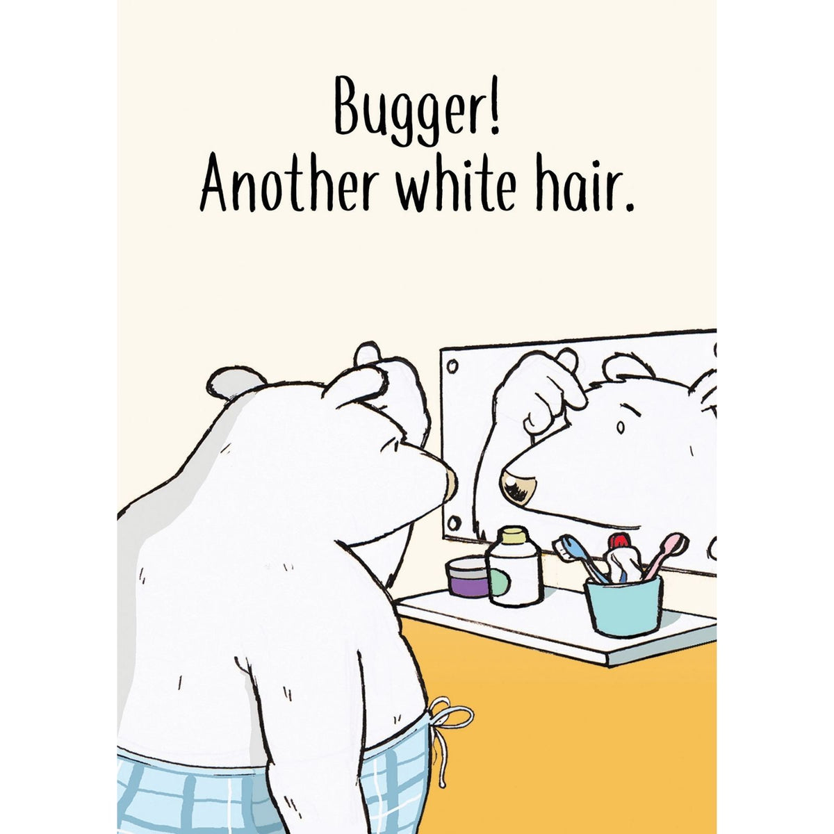 Funny Twizler Greeting Card Another White Hair Birthday Or Any Occasion Humour