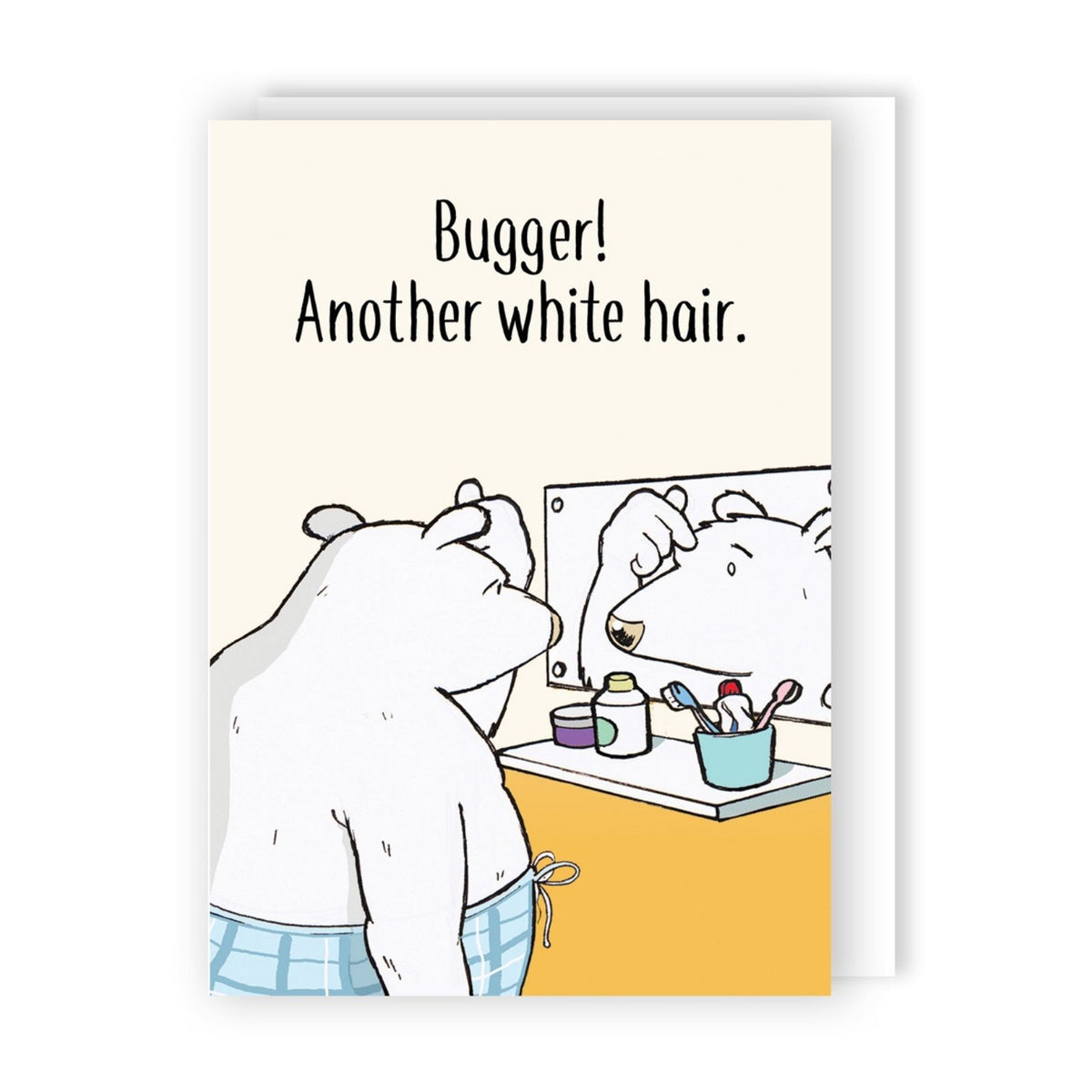 Funny Twizler Greeting Card Another White Hair Birthday Or Any Occasion Humour