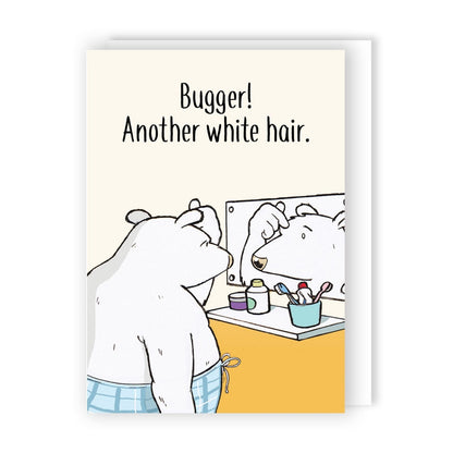 Funny Twizler Greeting Card Another White Hair Birthday Or Any Occasion Humour