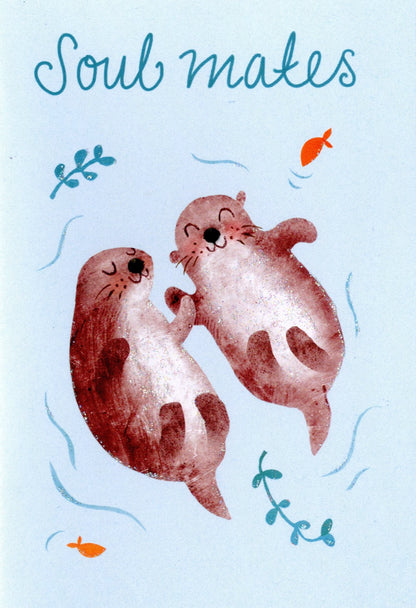 Soul Mates Cute Greeting Card