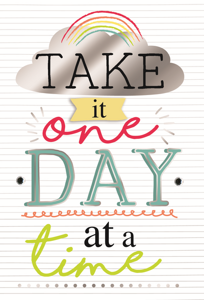 Take It One Day At A Time Greeting Card