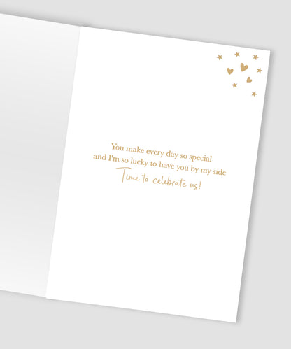 Amazing Wife On Our Anniversary Party Time! Anniversary Greeting Card