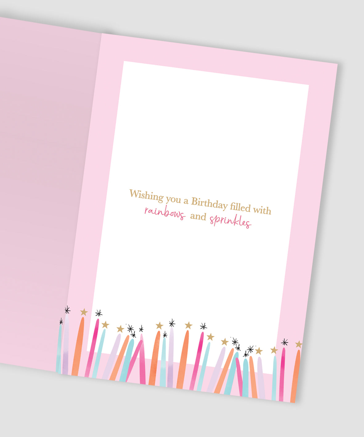 To A Special Daughter Sparkle! Rainbowtastic Cake! Birthday Greeting Card