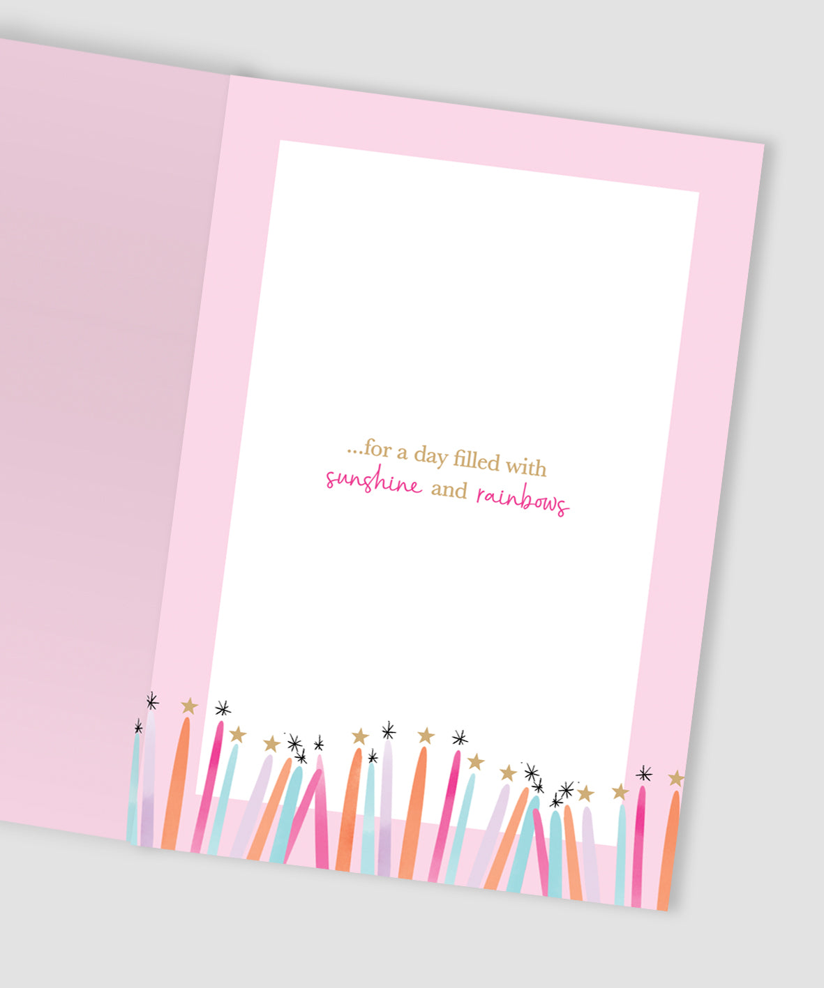 To A Totally Amazing Granddaughter Rainbowtastic Cake! Birthday Greeting Card