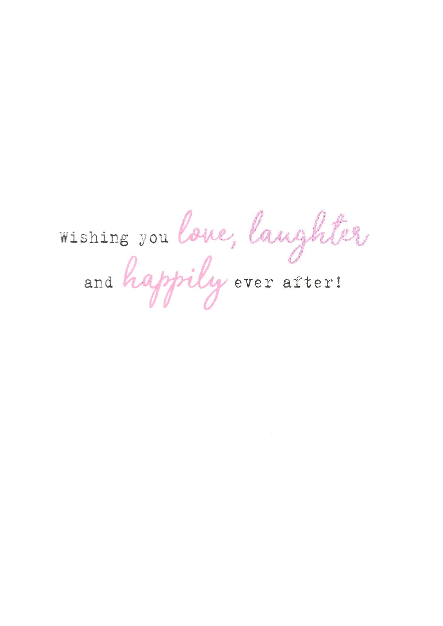 Wedding Day Congratulations Irresistible Greeting Card