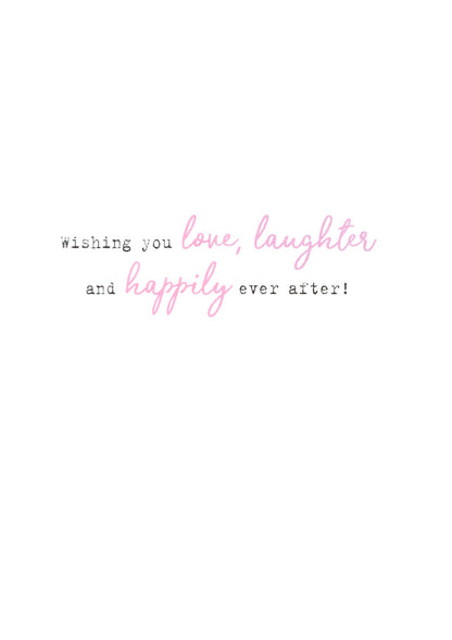 Wedding Day Congratulations Irresistible Greeting Card