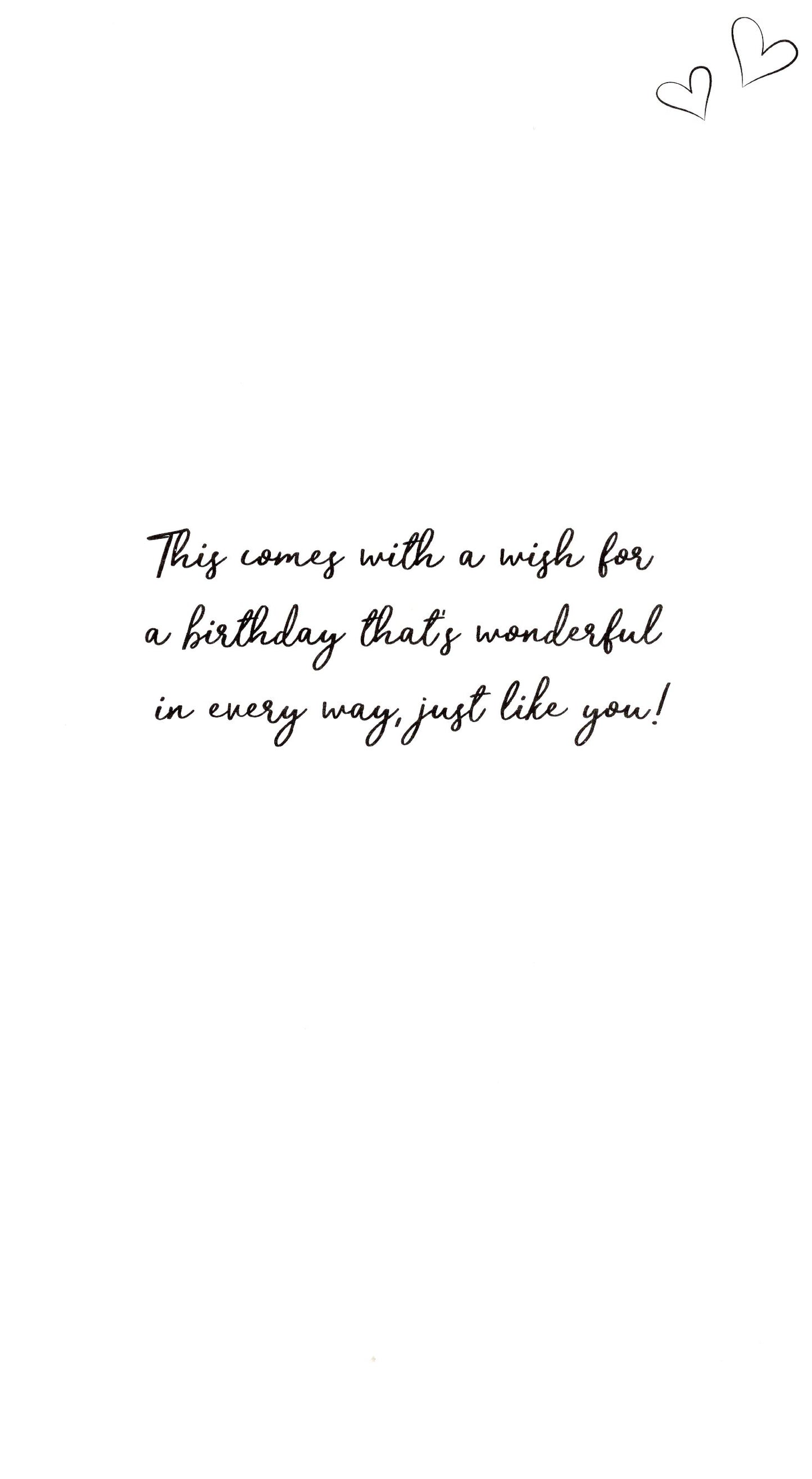 Wonderful Grandma Birthday Greeting Card Hand-Finished