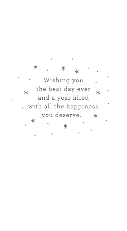 Wonderful Son Birthday Greeting Card Hand-Finished