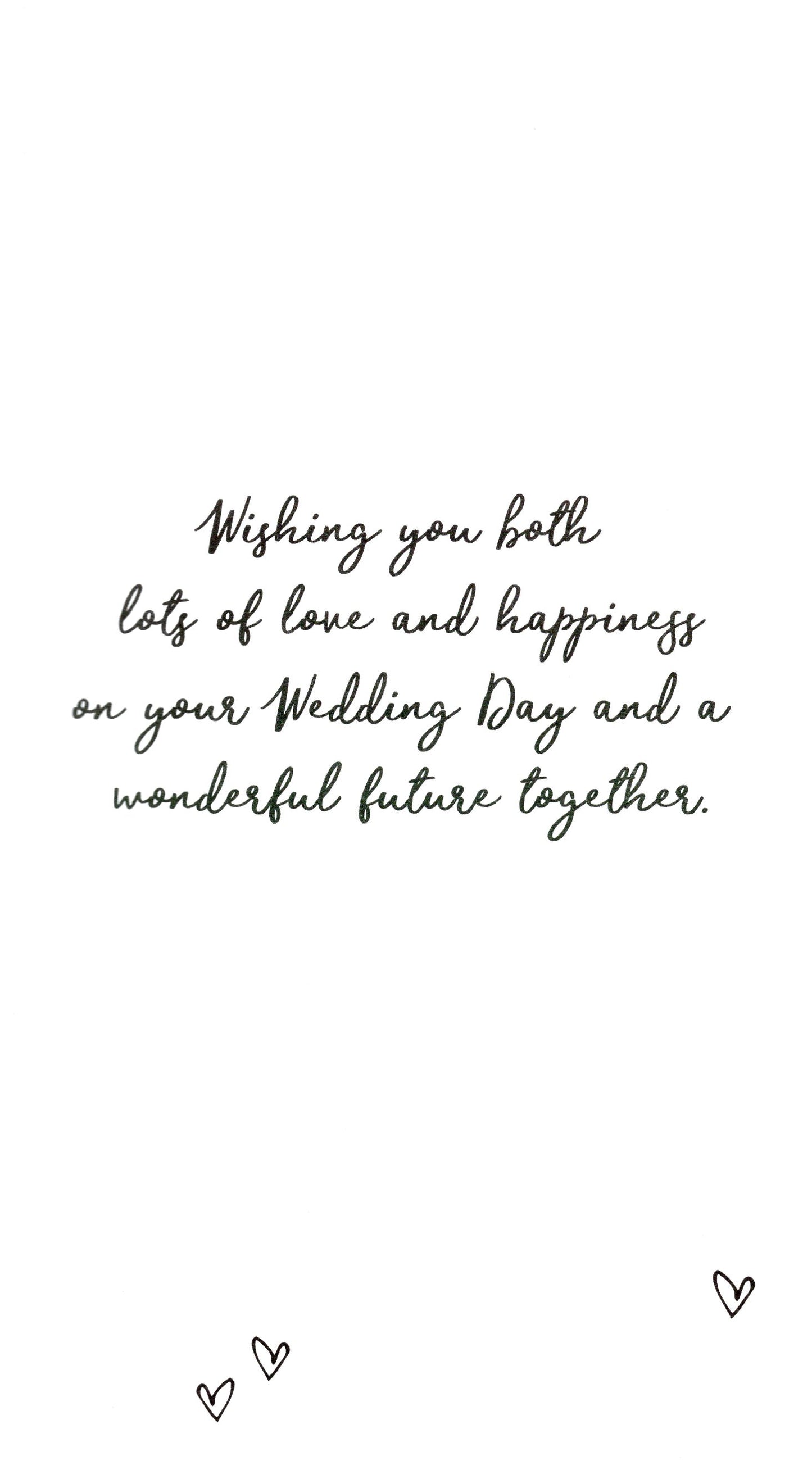 Son & Wife Wedding  Greeting Card Hand-Finished