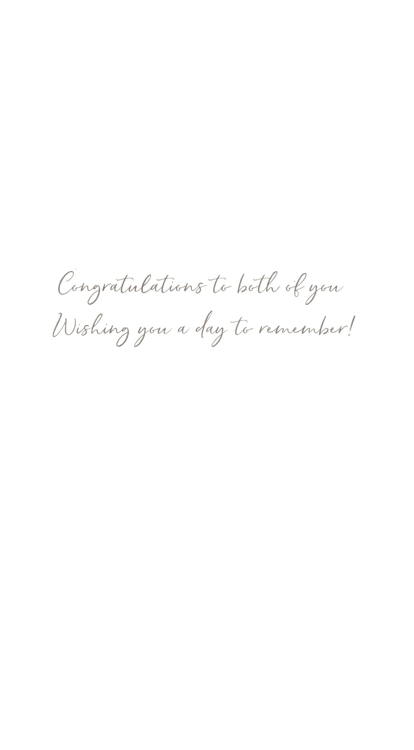 Brother & Sister-In-Law Anniversary Greeting Card Hand-Finished Champagne Cards