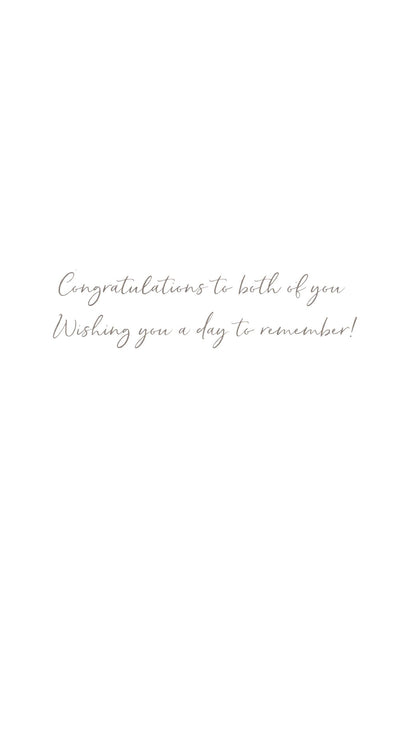 Brother & Sister-In-Law Anniversary Greeting Card Hand-Finished Champagne Cards