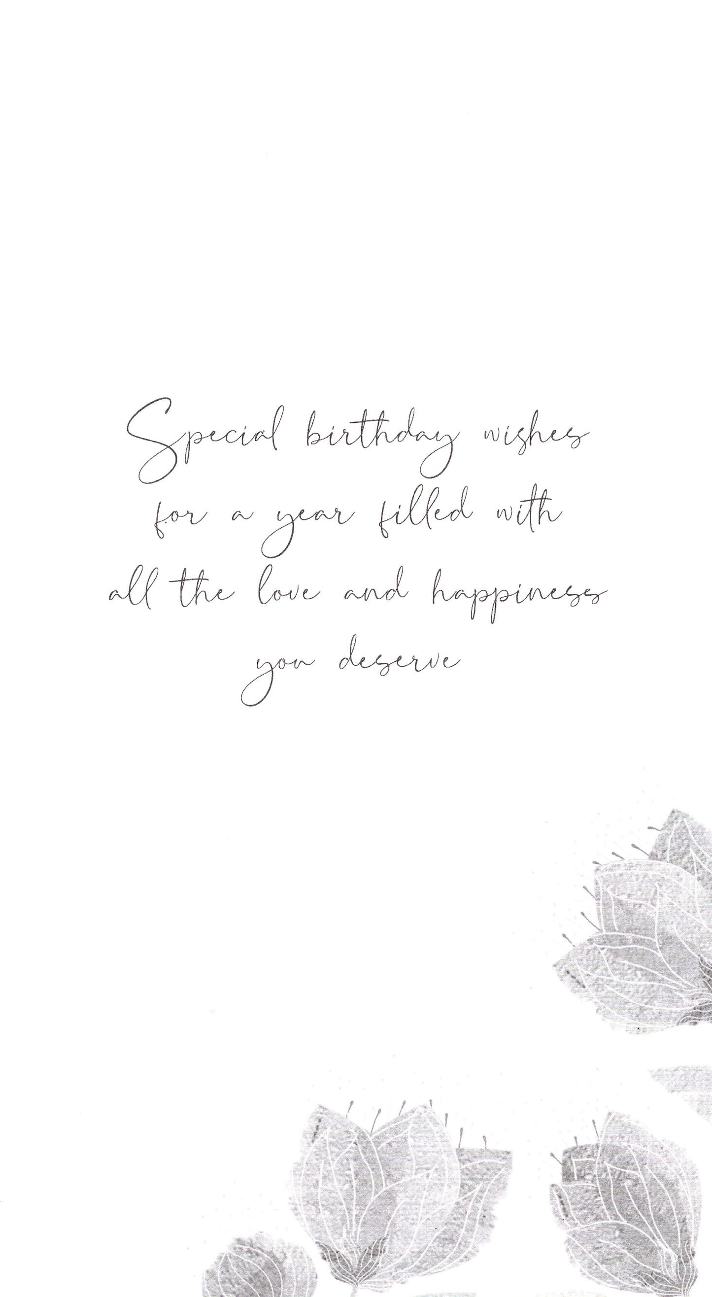 70th Birthday Greeting Card Hand-Finished