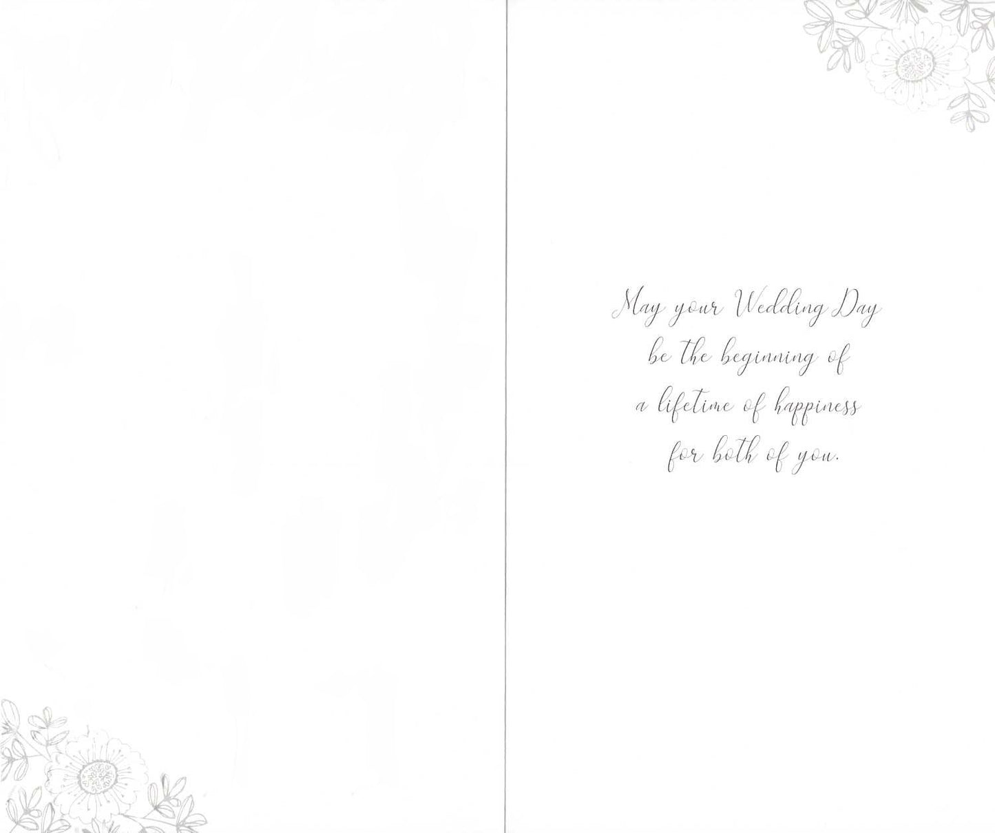 Congratulations Boat Tower Wedding Day Card Embellished Champagne Greeting Card