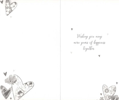 A Special Couple On Your Anniversary Card Embellished Champagne Greeting Card