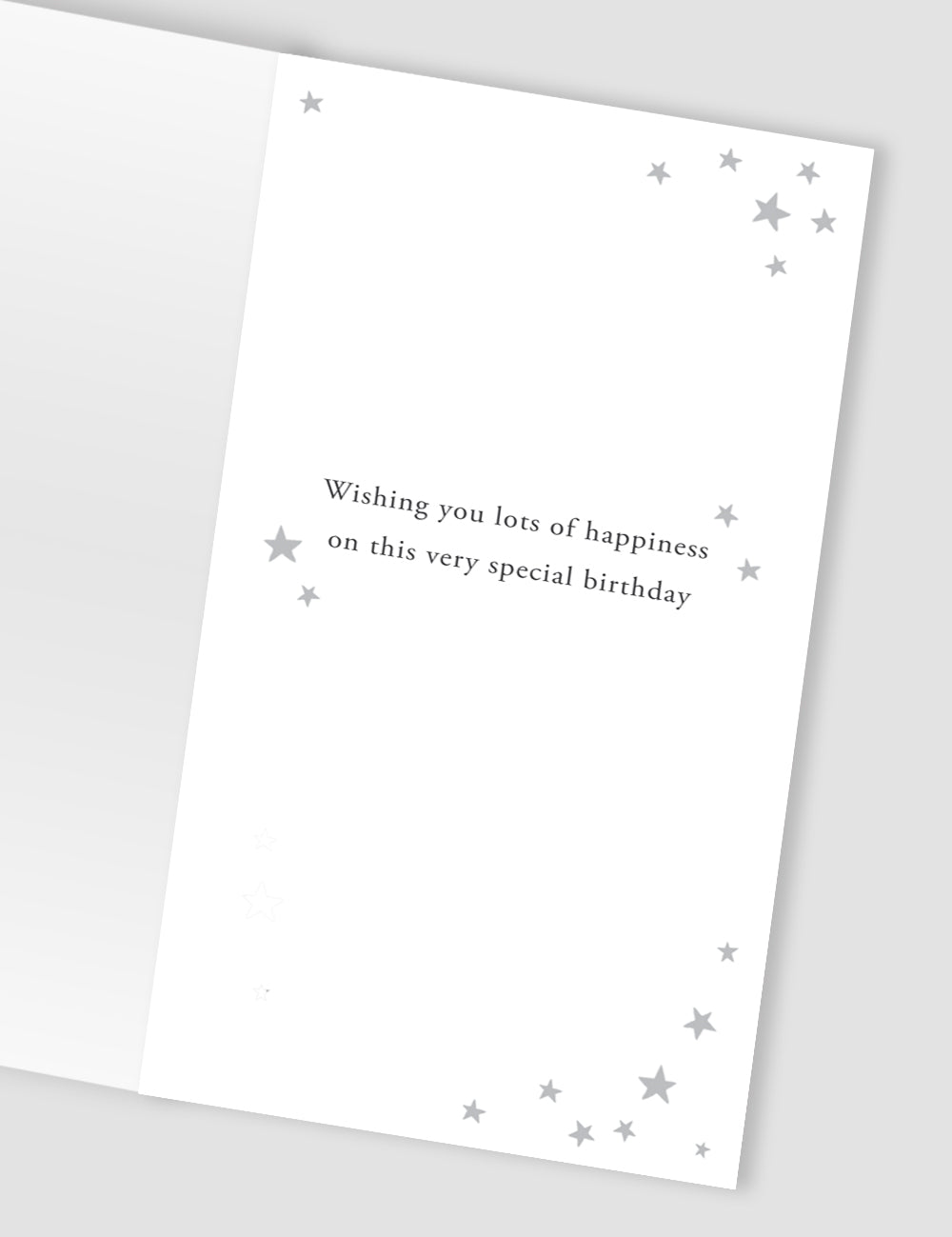 Eighty Today 80 Big Blue Eighty Hand-Finished Champagne Birthday Card