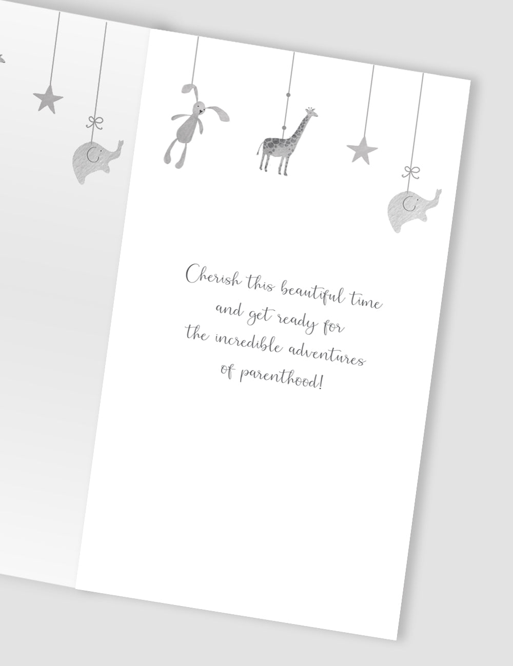 Congratulations You're Having A Baby Expectant Mum Hand-Finished Greeting Card