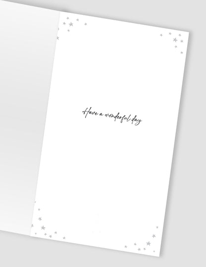 Happy Birthday Time To Celebrate Fun & Sparkly Hand-Finished Birthday Card