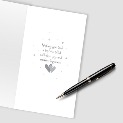 Engagement Card You're Engaged Champagne Hand-Finished Embellished Ring Design