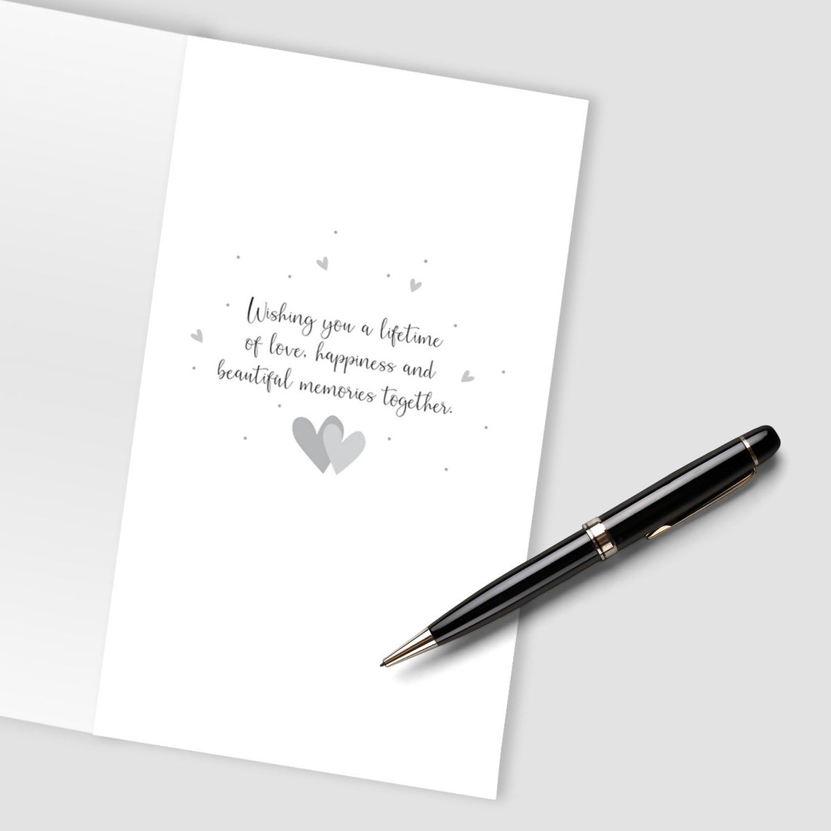 Wedding Day Card Congratulations Champagne Hand-Finished Embellished Cake Design