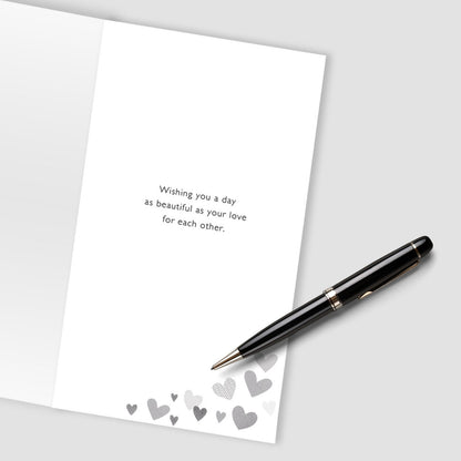 Mum & Dad Happy Anniversary Card  Champagne Hand-Finished Embellished  Design