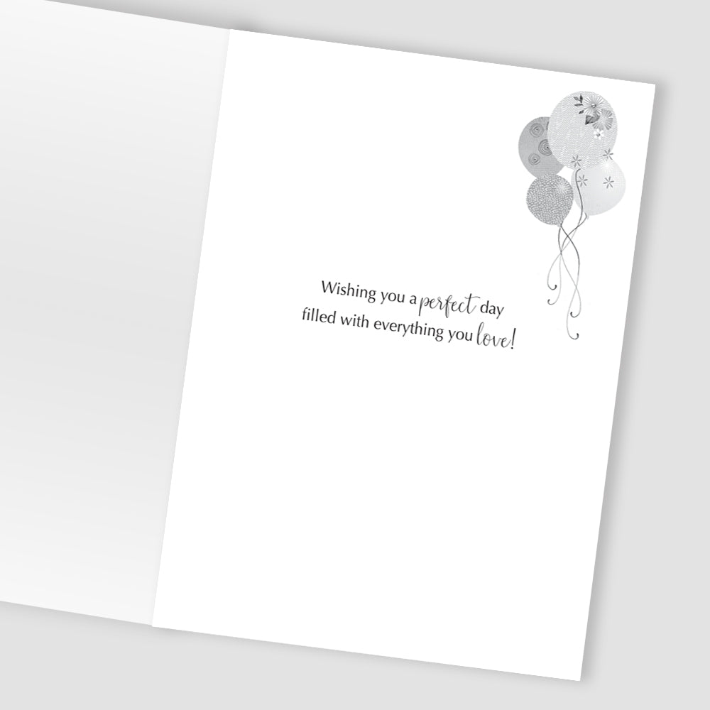 Wonderful Nan Celebrate Joyfully! Hand-Finished Birthday Greeting Card