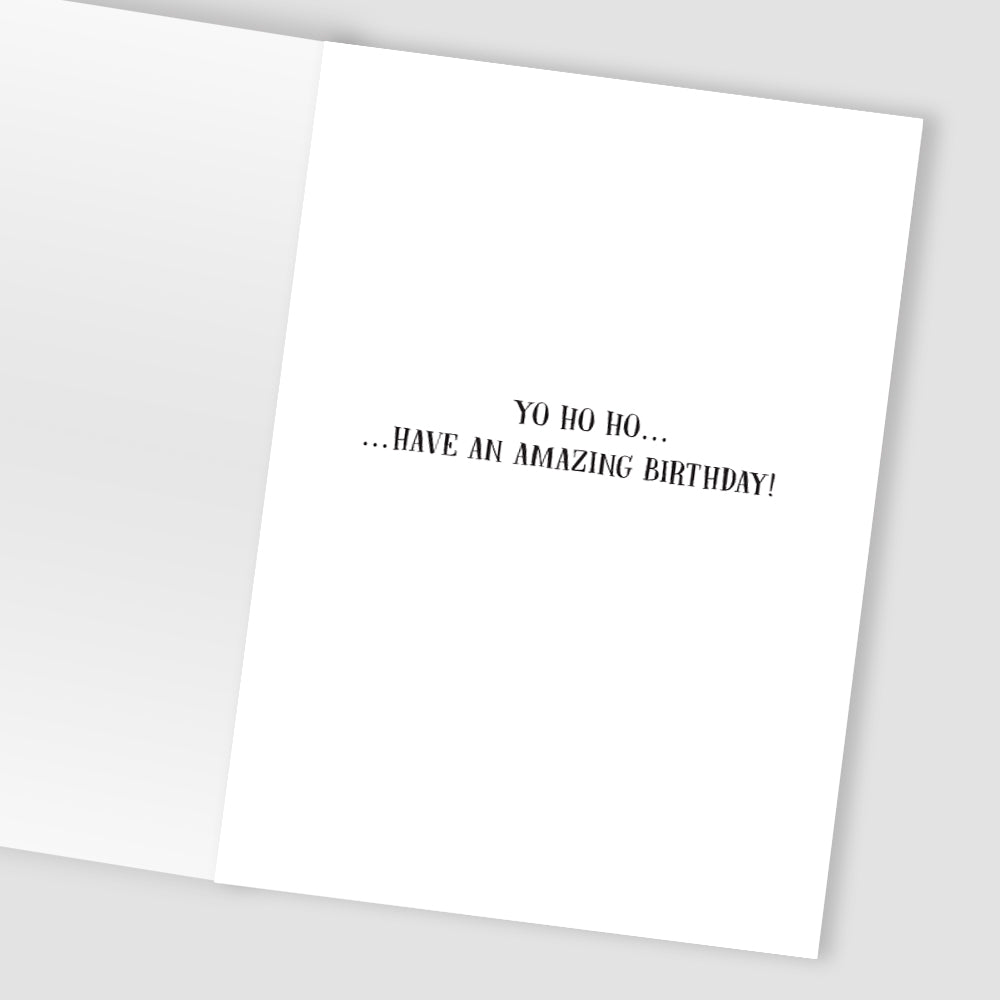 Ahoy There Brother Fishy Treasure Hunt! Hand-Finished Birthday Greeting Card