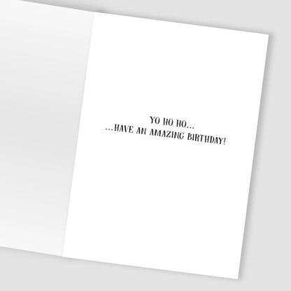 Ahoy There Brother Fishy Treasure Hunt! Hand-Finished Birthday Greeting Card