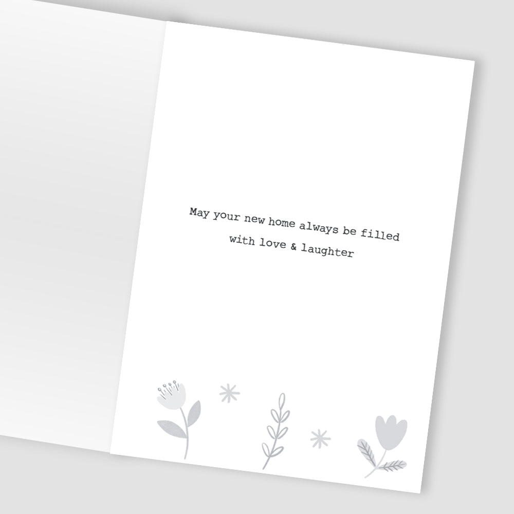 Happy New Home Hilltop Happiness! Hand-Finished New Home Greeting Card