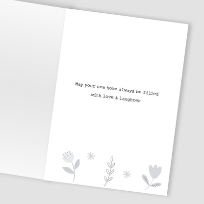 Happy New Home Hilltop Happiness! Hand-Finished New Home Greeting Card