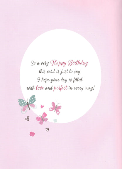 To My Beautiful Wife On Your Birthday Luxury Lavish Keepsake Greeting Card