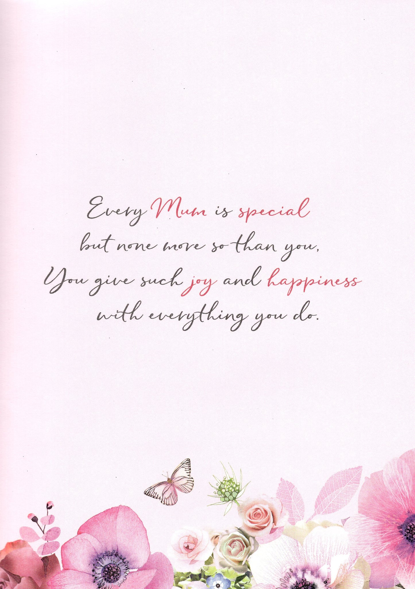 Magnifique Loveliest Mum Birthday Greeting Card