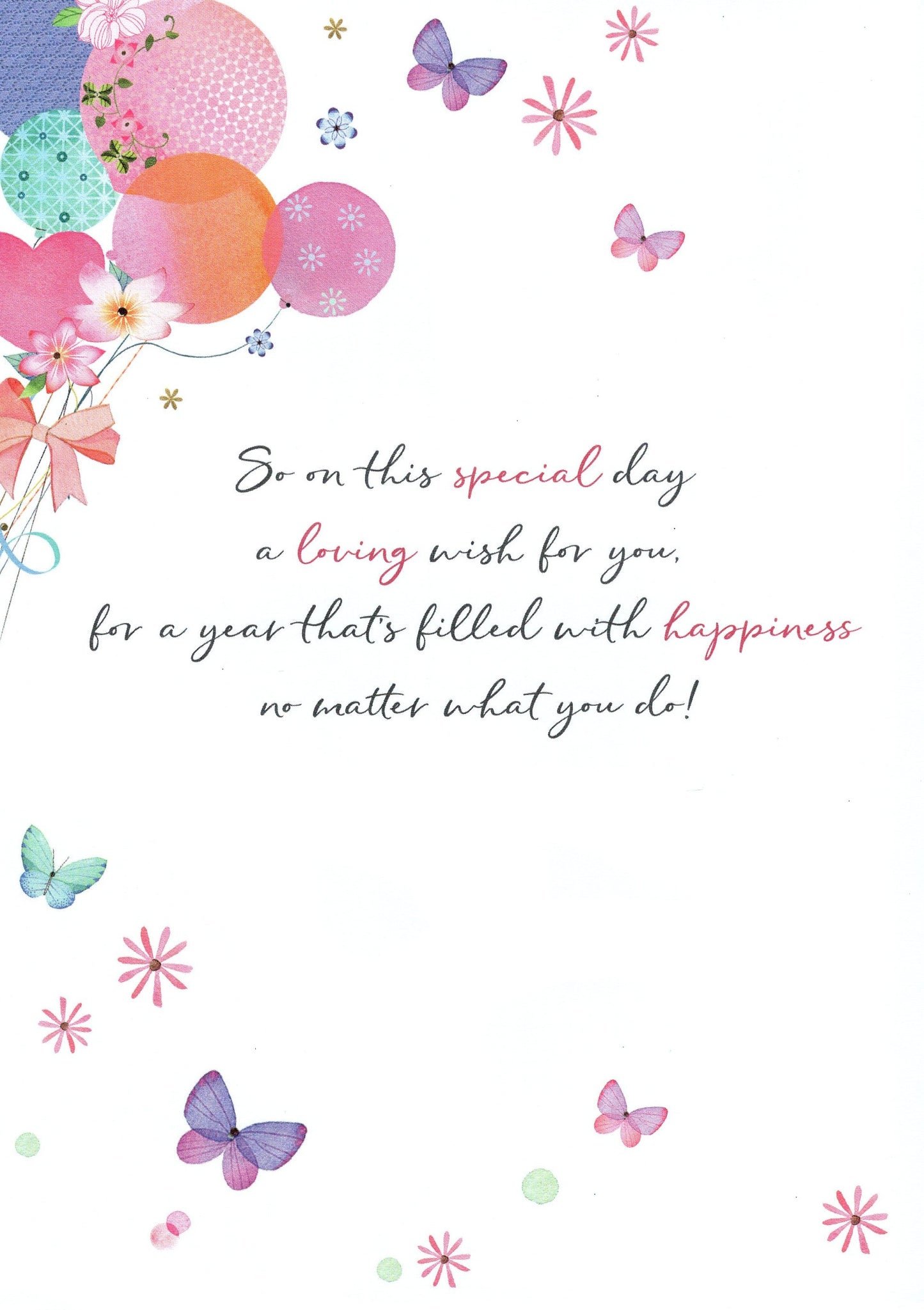 Magnifique Wonderful Granddaughter Birthday Greeting Card