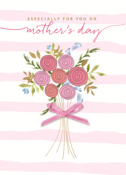 Especially For You Floral Embellished Mother's Day Card